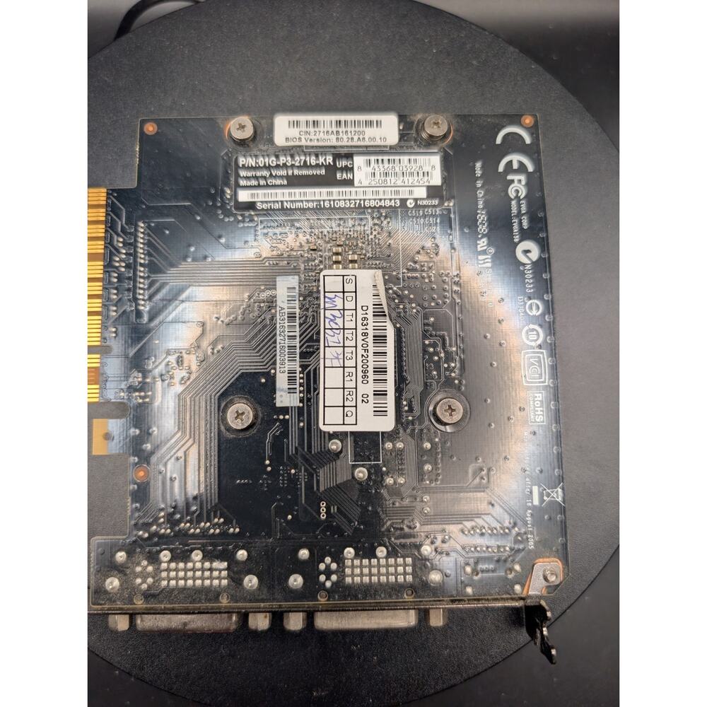 EVGA GeForce GT 710 1GB PCIe Low Profile Pulled Working Parts Only - Picture 5 of 5
